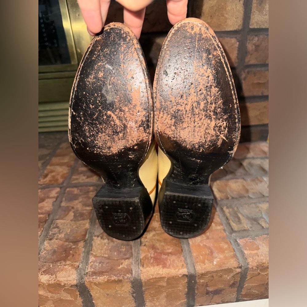 Vintage Tony Lama Wing tip boots - Picture 3 of 14